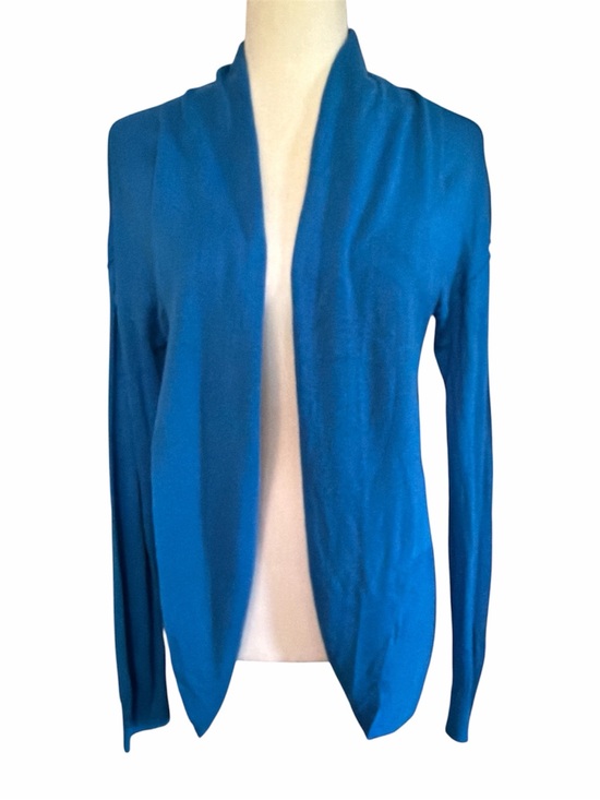 Worthington Sweaters - Blue Open-Front Cardigan Sweater by Worthington